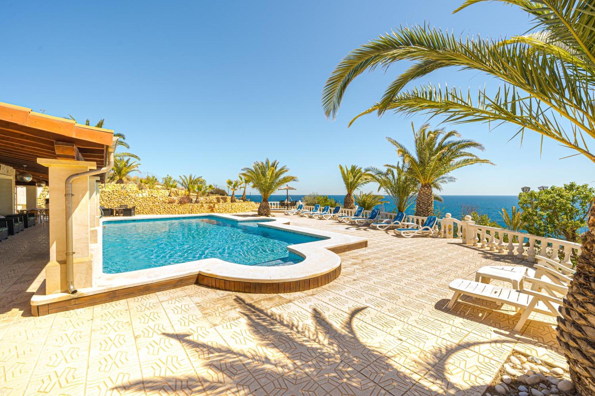 Stunning Villa Carichel Blanc Вильяхойоса Экстерьер фото